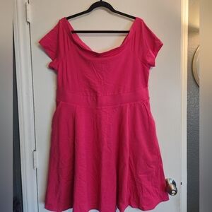 Elegant Pink Women's Dress